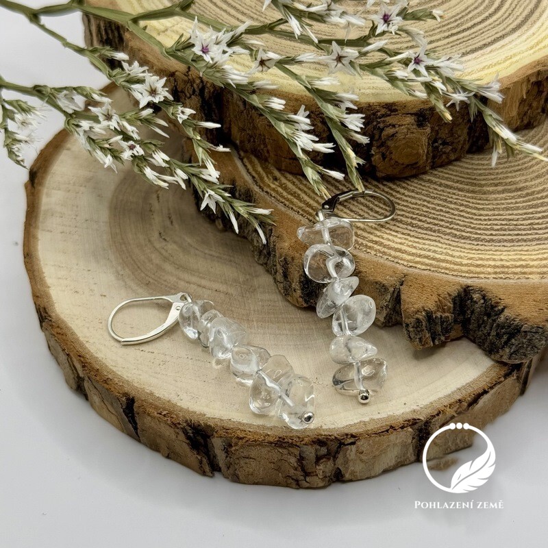 Náušnice křišťál