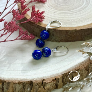 Náušnice lapis lazuli
